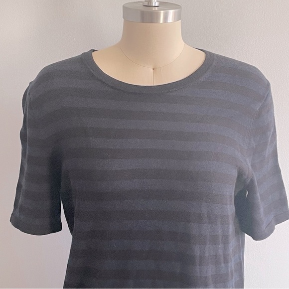 Michael Michael Kors Navy and Black Striped Dress- Size Medium- NWT - Picture 2 of 8